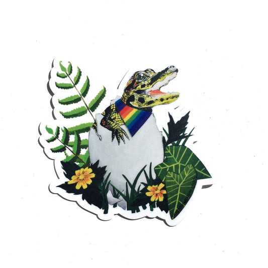 Gay Pride Alligator Sticker LGBTQ+