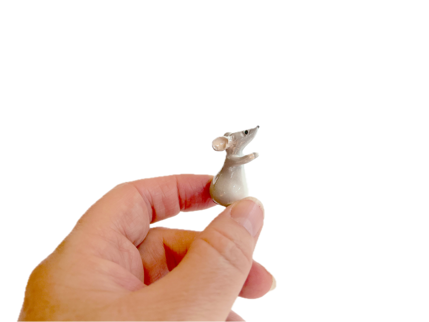 Miniature Mouse Figurine 