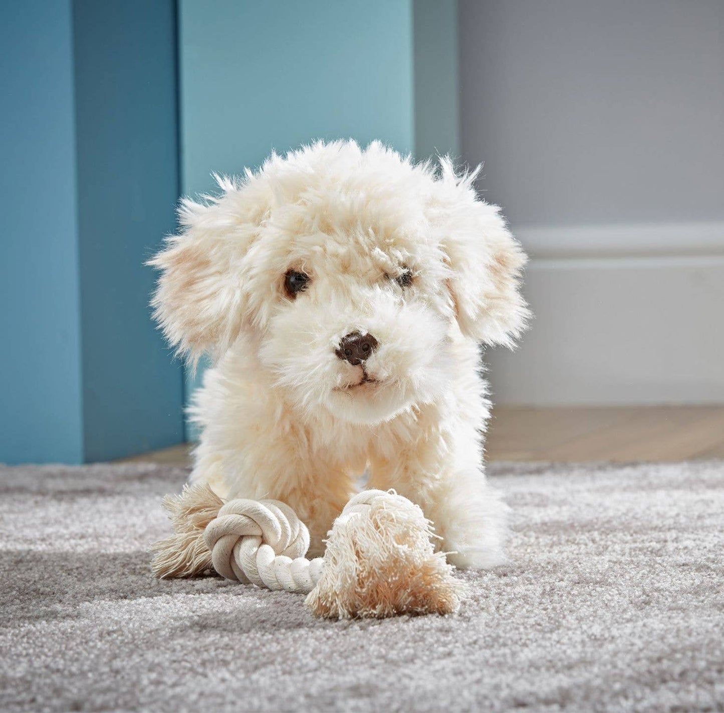 Living Nature Labradoodle Plush Stuffed Animal Toy