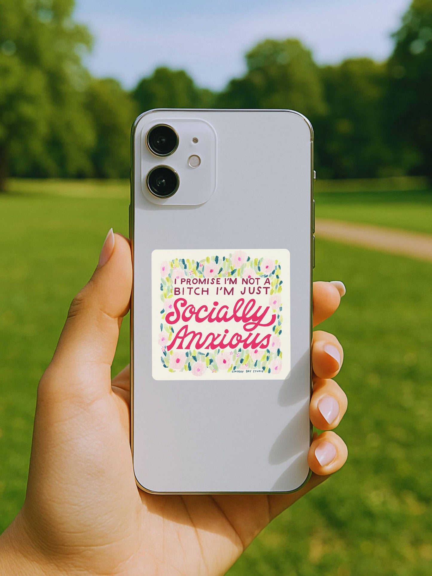 Socially Anxious Sticker