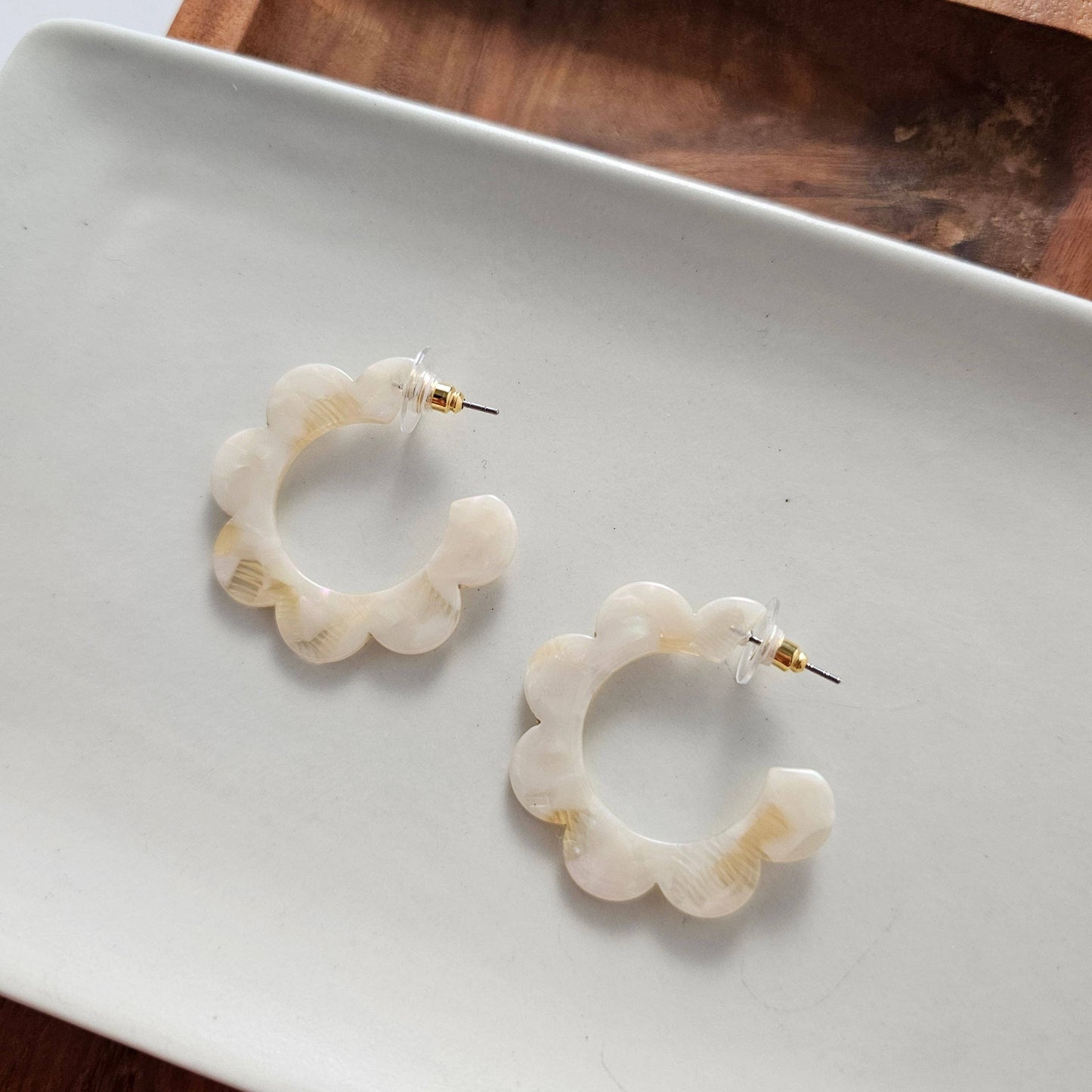 Flora Hoop Earrings