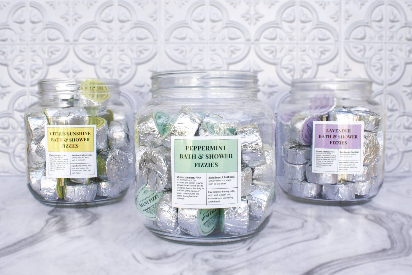 Natural Bath & Shower Fizzies