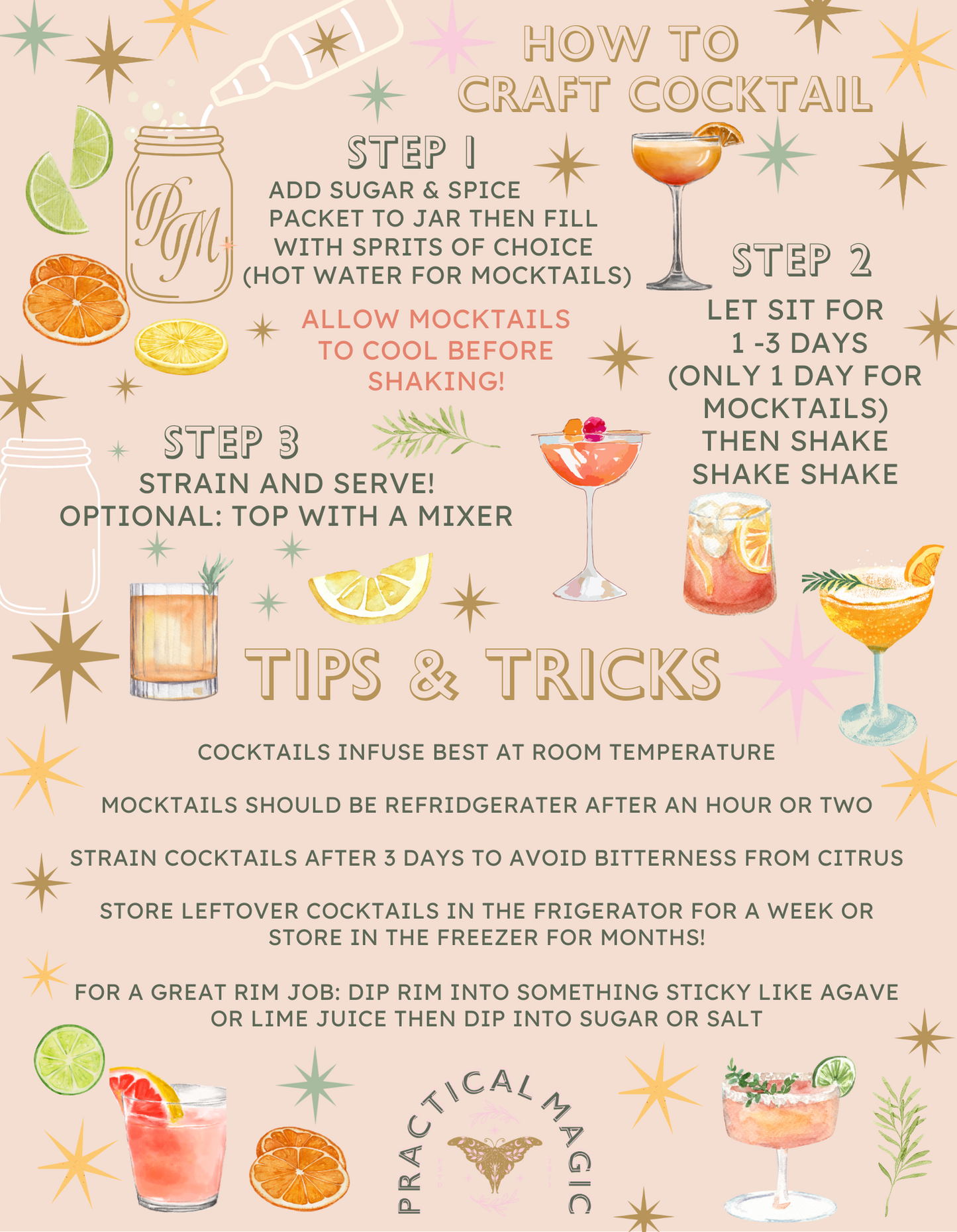 Moon Magic Martini Craft Cocktail Infusion Kit