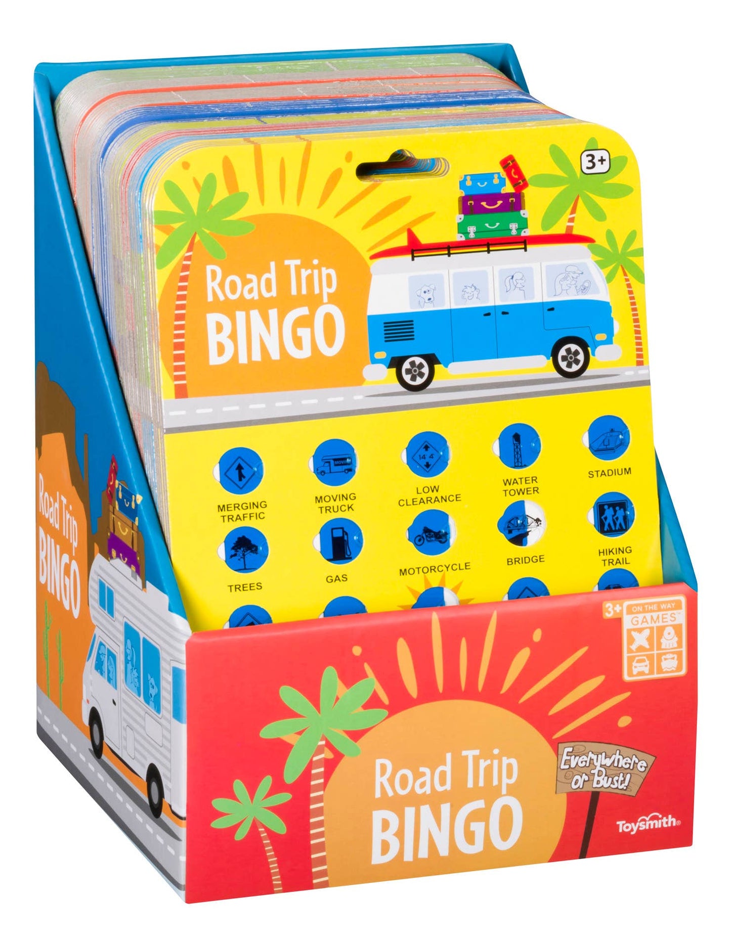 On the Way Games Road Trip Bingo, Travel Game