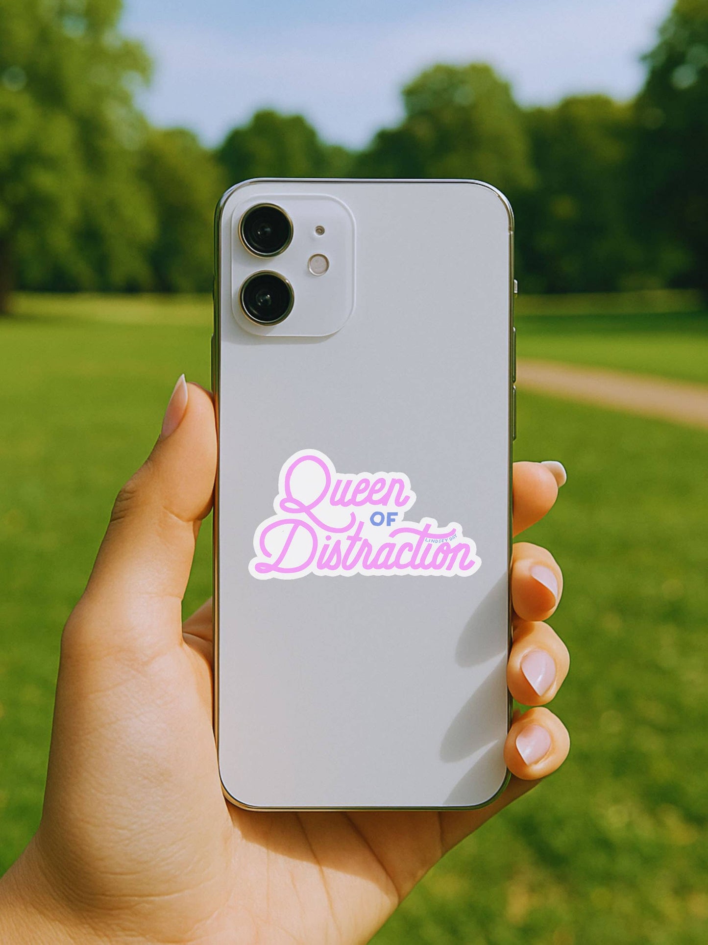 Queen of Distraction Sticker