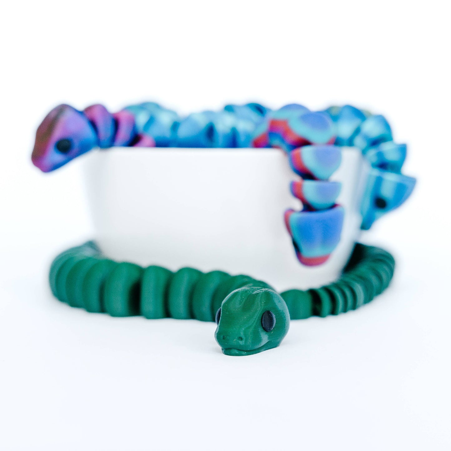 Mini 3D Printed Snakes – Assorted Colors