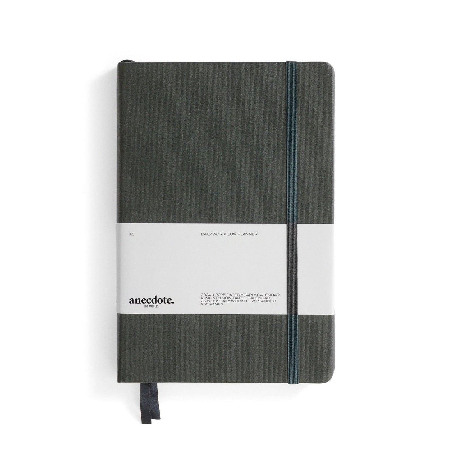 The Daily Planner - Hardcover with Library Buckram Cover