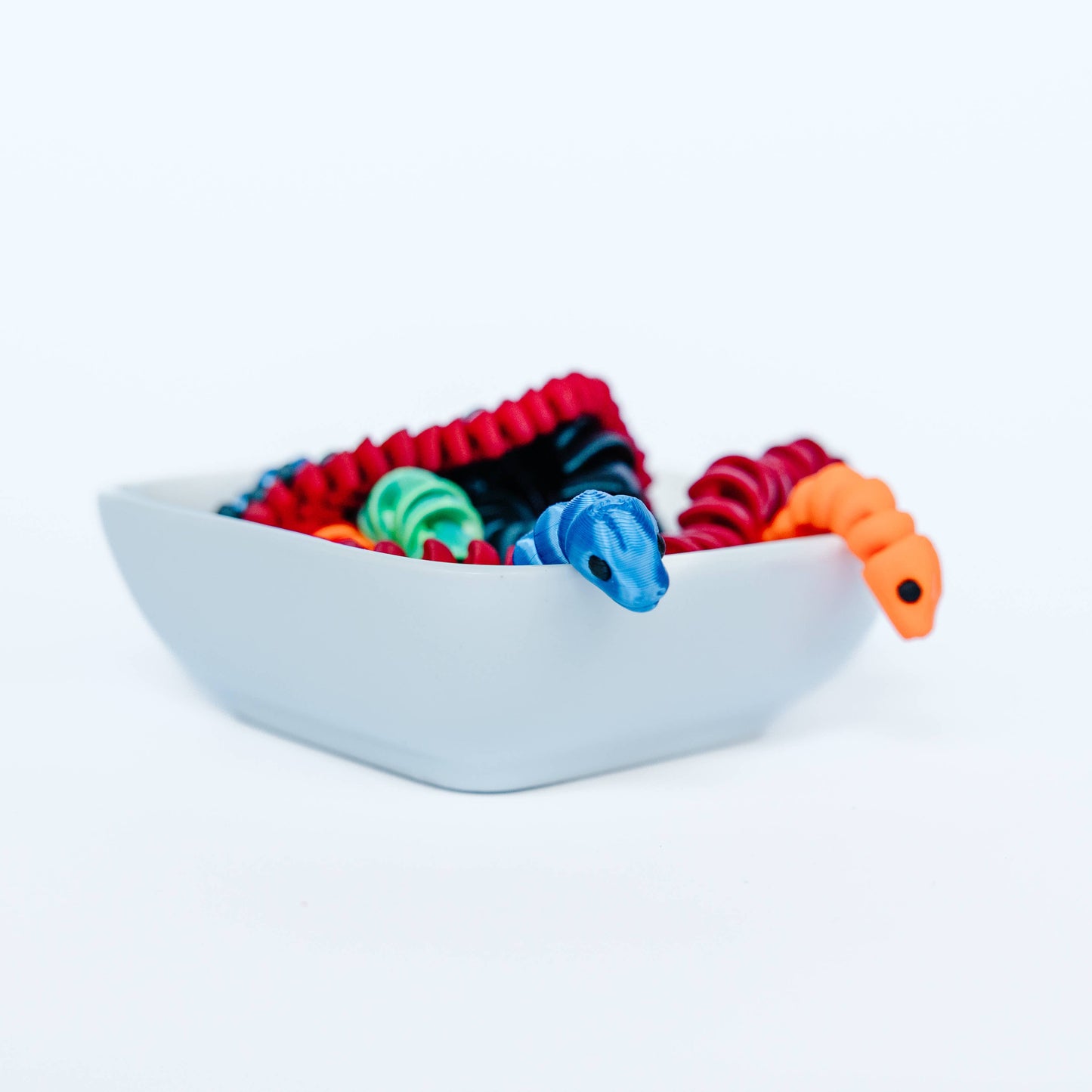 Mini 3D Printed Snakes – Assorted Colors